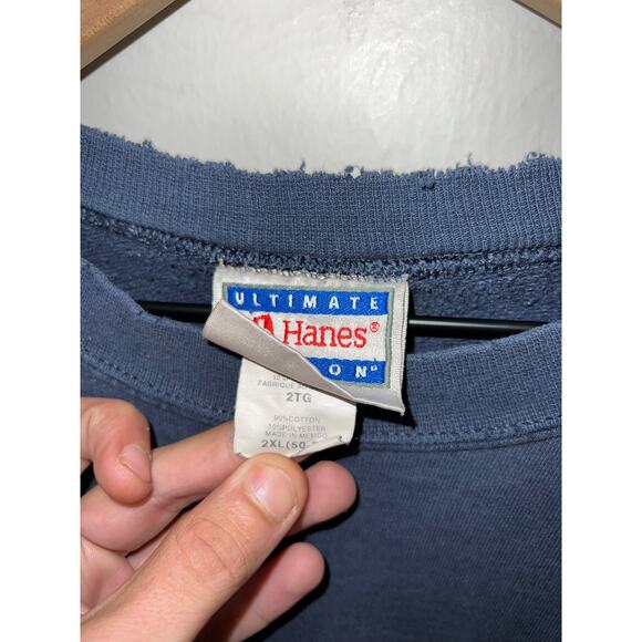 Vintage US Army Sweatshirt Evans Hospital Fort Carson Therapist Crewneck 90s 2XL - Picture 6 of 11